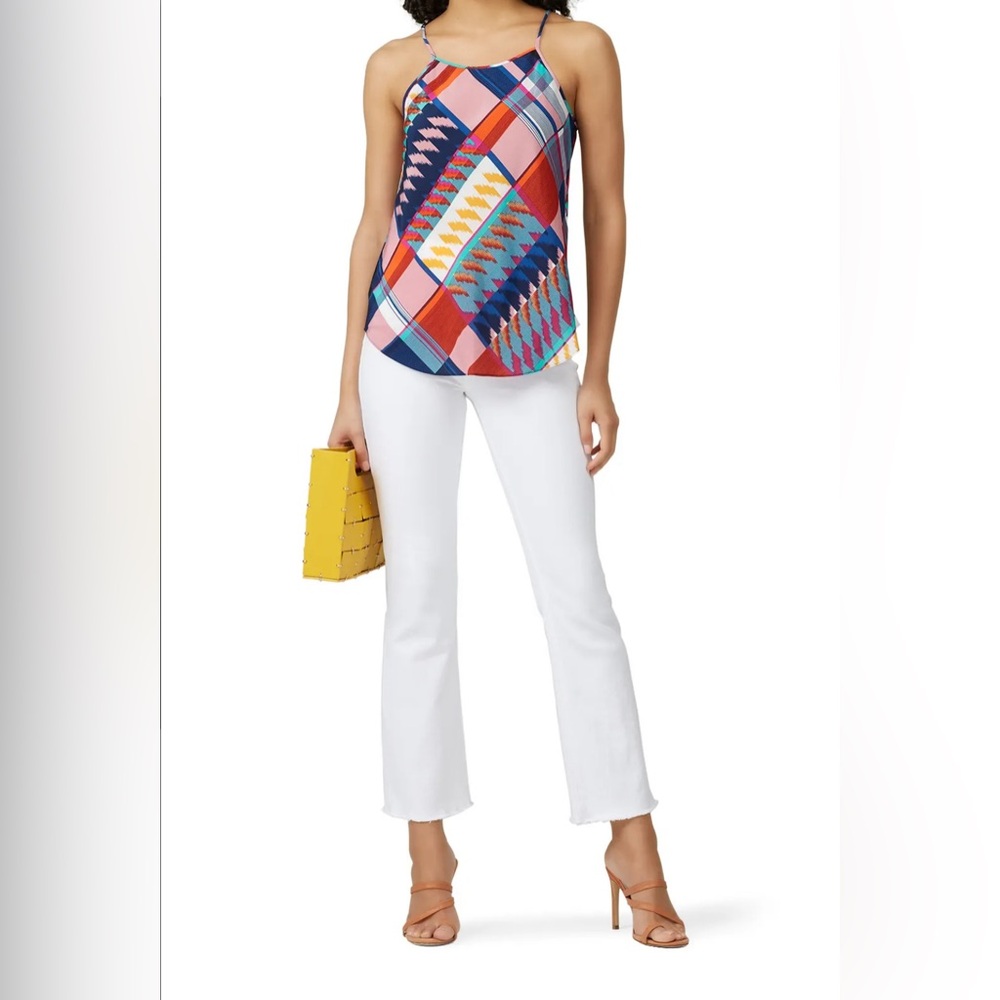 Diane von Furstenburg Sadie silk tank top in Small